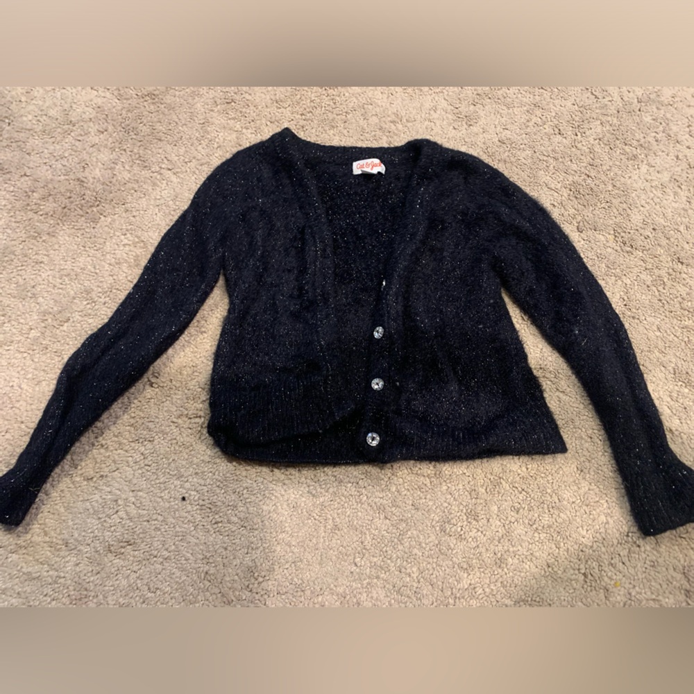 Cat and Jack girls sparkle sweater